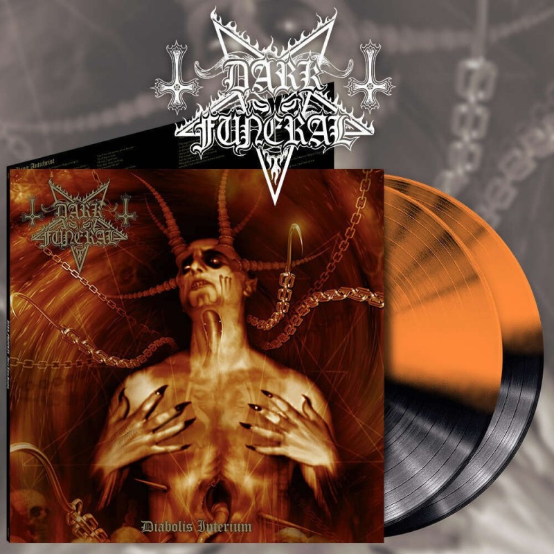 DARK FUNERAL - Diabolis Interium - HALF ORANGE/HALF BLACK 2LP