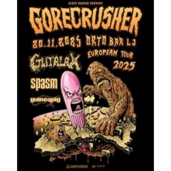 GUTALAX, SPASM, GUINEAPIG - Ljubljana, 20.11.2025 - VSTOPNICA