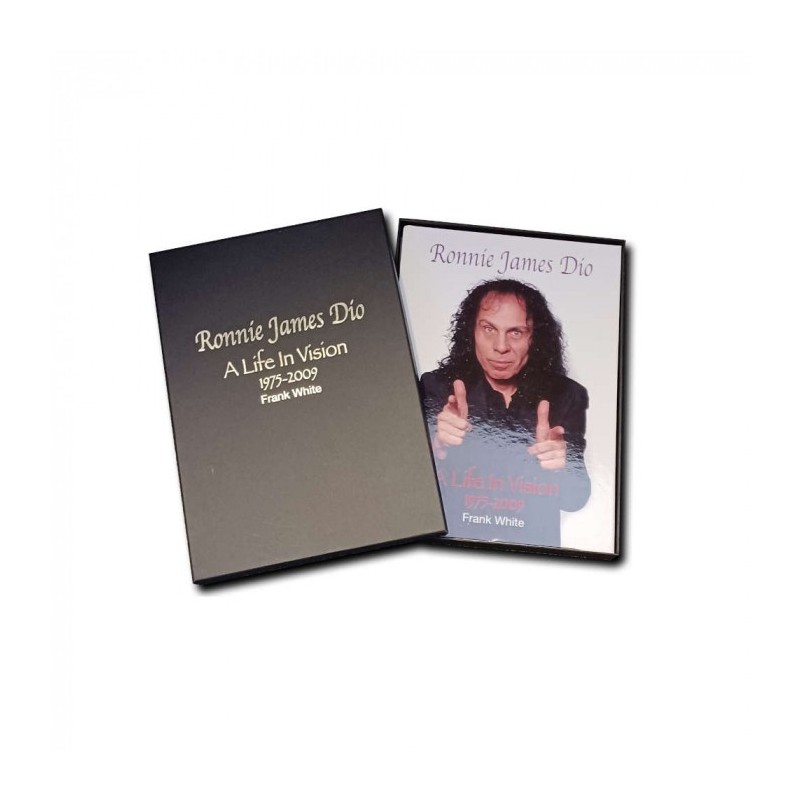 RONNIE JAMES DIO - A Life In Vision 1975-2009 - KNJIGA