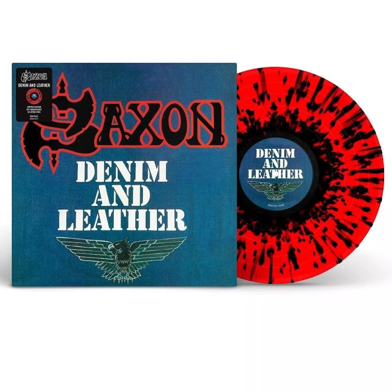 SAXON - Denim And Leather - SPLATTER LP