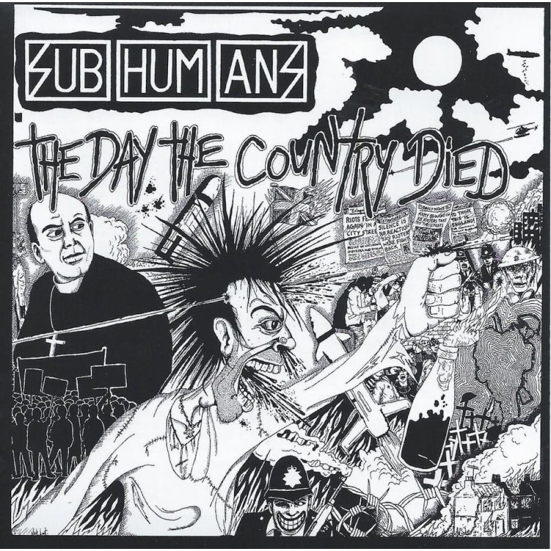 SUBHUMANS - The Day The Country Died - RED LP
