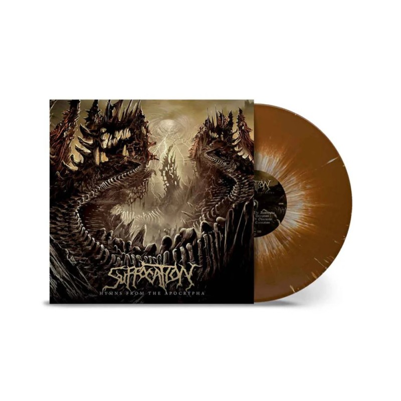 SUFFOCATION - Hymns From The Apocrypha - BROWN WHITE SPLATTER LP