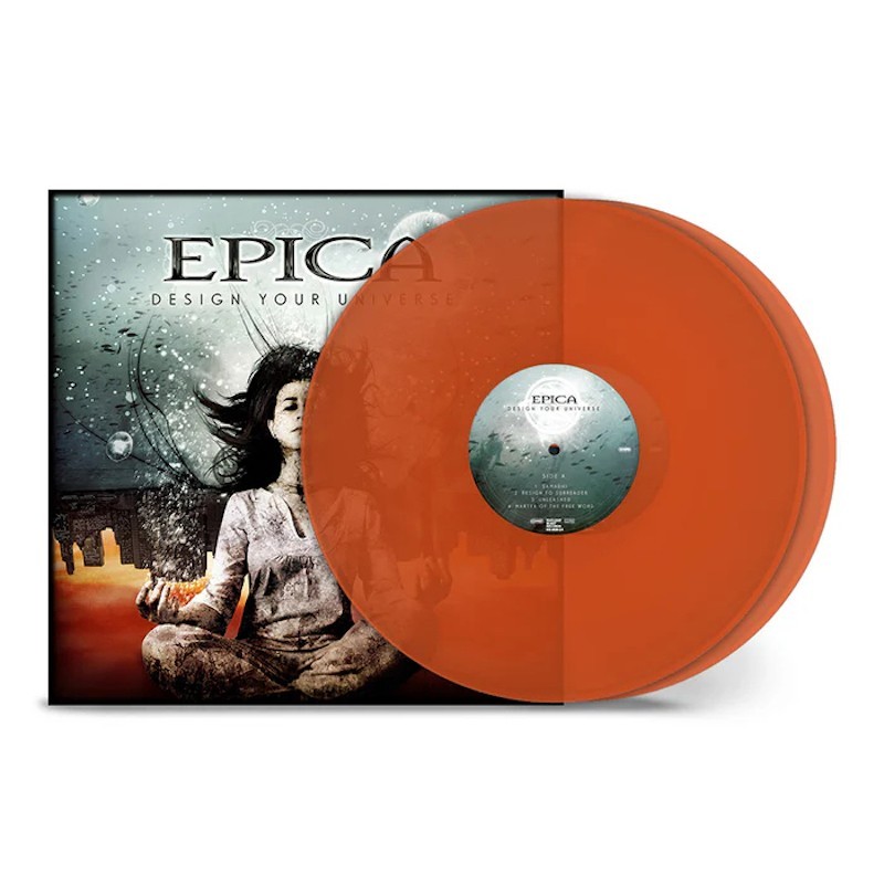 EPICA - Design Your Universe - TRANSPARENT ORANGE 2LP