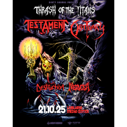 TESTAMENT, OBITUARY, DESTRUCTION, NERVOSA - Ljubljana, 21.10.2025 - VSTOPNICA