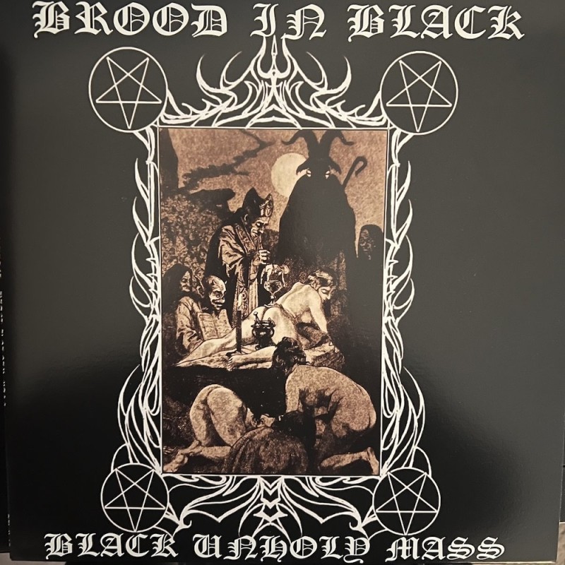 BROOD IN BLACK - Black Unholy Mass - LP