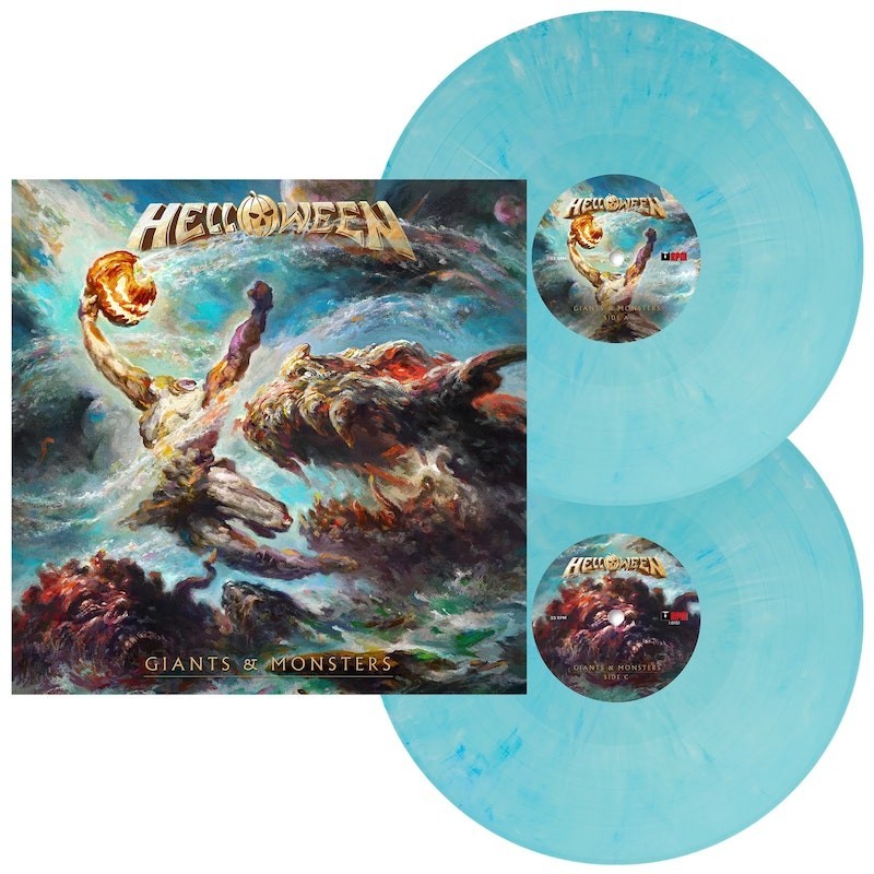 HELLOWEEN - Giants & Monsters - MONSTER LIGHT BLUE 2LP