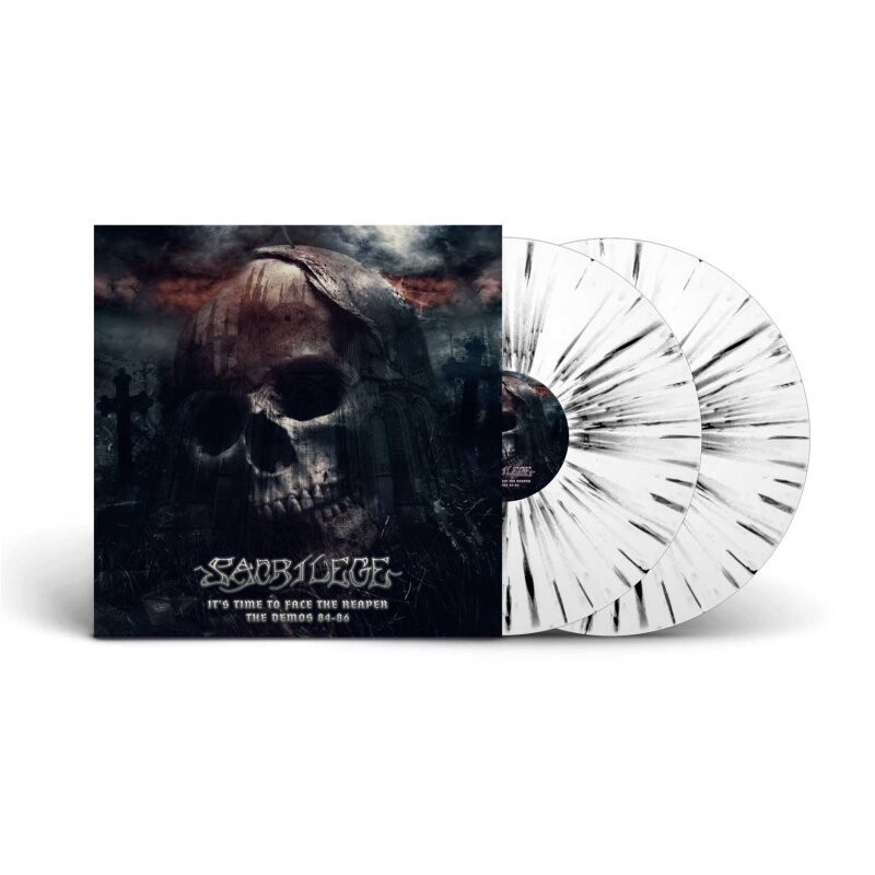 SACRILEGE - It's Time To Face The Reaper - The Demos 84-86 - WHITE/BLACK SPLATTER 2LP
