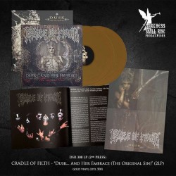 CRADLE OF FILTH - Dusk... And Her Embrace - GOLD 2LP