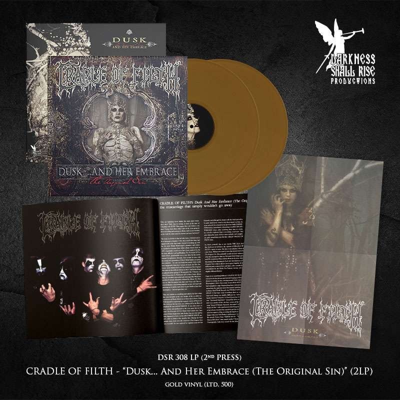 CRADLE OF FILTH - Dusk... And Her Embrace - GOLD 2LP