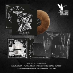ARCKANUM - Gava Fran Trulen (The Demo Years) - TRANSPARENT BROWN BLACK MARBLE 2LP