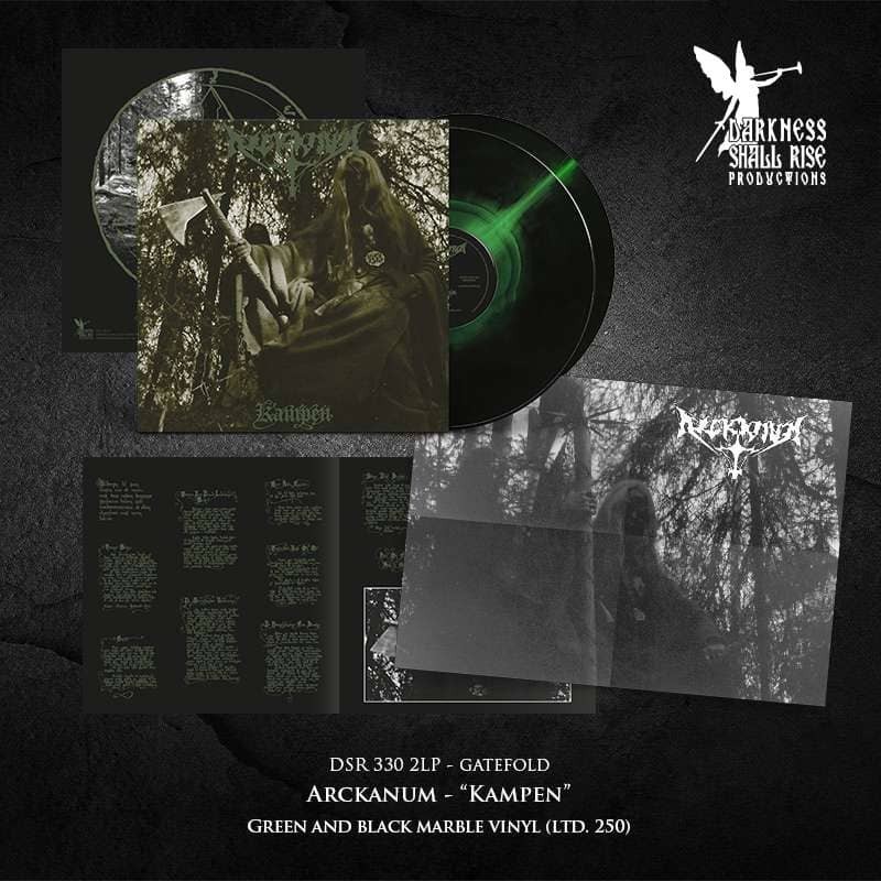 ARCKANUM - Kampen - GREEN BLACK MARBLE 2LP