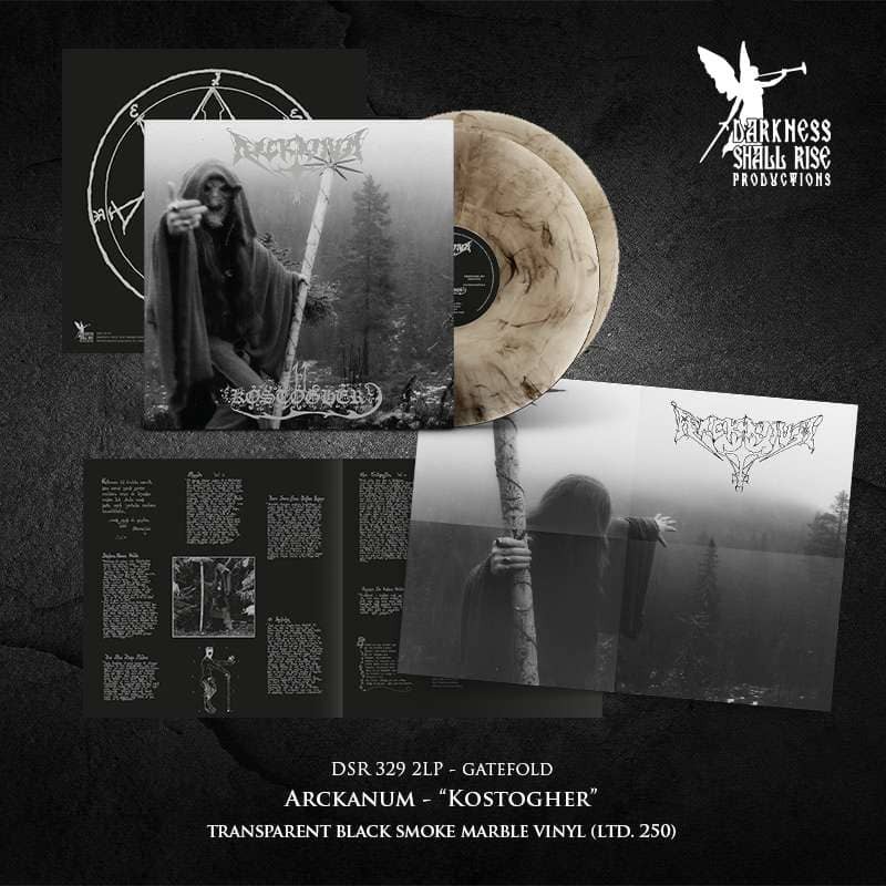 ARCKANUM - Kostogher - BLACK SMOKE MARBLE 2LP