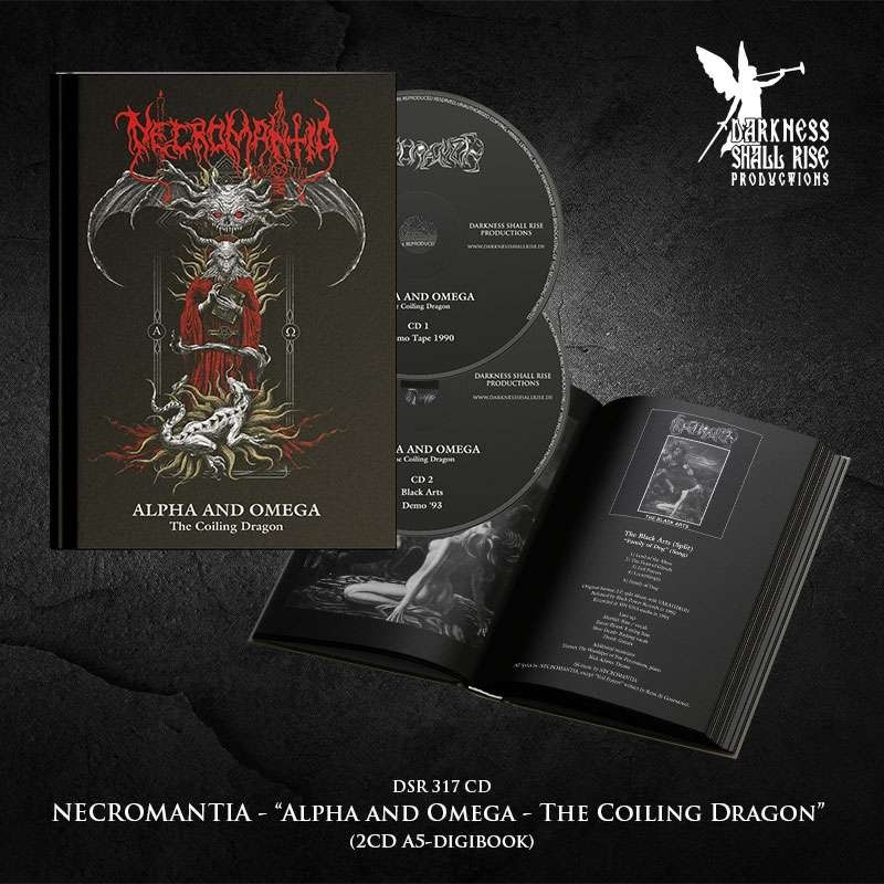 NECROMANTIA - Alpha And Omega - The Coiling Dragon - DIGIBOOK 2CD A5