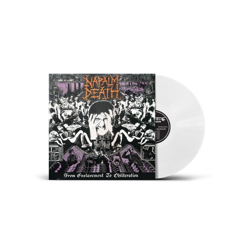 NAPALM DEATH - From Enslavement To Obliteration - WHITE LP