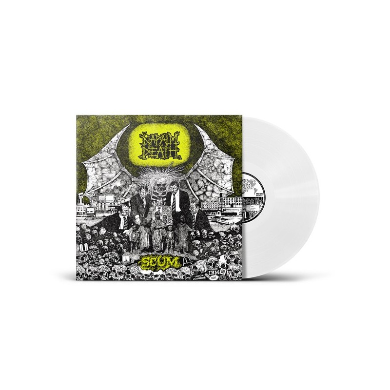 NAPALM DEATH - Scum - WHITE LP