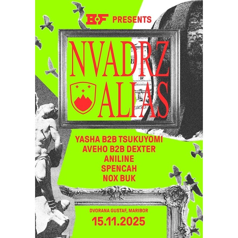 BASS FIGHTERS PRES. ALIAS & NVDRZ - Maribor, 15.11.2025 - TICKET