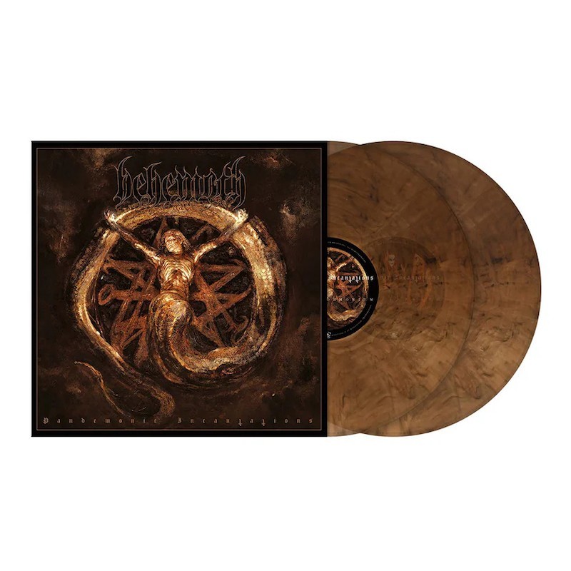 BEHEMOTH - Pandemonic Incantations - TRANSPARENT BEIGE BROWN MARBLED 2LP
