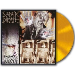 NAPALM DEATH - Enemy Of The Music Business - YELLOW LP