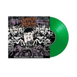 NAPALM DEATH - From Enslavement To Obliteration - GREEN LP