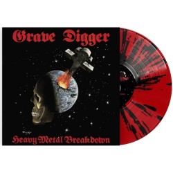 GRAVE DIGGER - Heavy Metal Breakdown - RED/BLACK SPLATTER LP