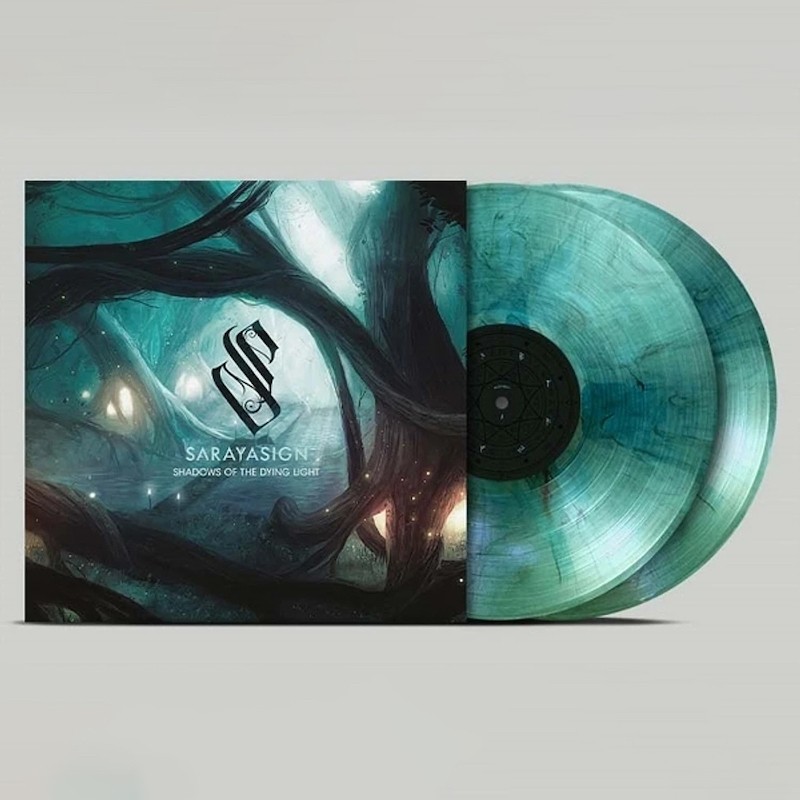 SARAYASIGN - Shadows Of The Dying Light - TRANSPARENT TURQUOISE/BLACK 2LP