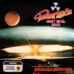 POMARANČA - Peklenska pomaranča - YELLOW/RED MARBLED LP