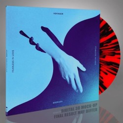 VOYAGER - Fearless In Love - RED W/ BLACK SPLATTER LP