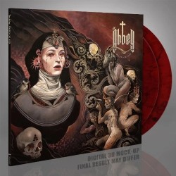 THE ABBEY - Word Of Sin - RED & BLACK MARBLED 2LP