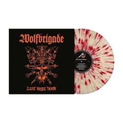 WOLFBRIGADE - Life Knife Death - CLEAR W/ RED/WHITE SPLATTER LP