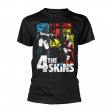 4 SKINS - The Good The Bad & The 4 Skins BLACK - TS