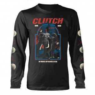 CLUTCH - Elephant BLACK - LONG SLEEVE SHIRT