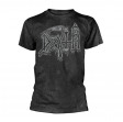 DEATH - Silver Logo BLACK - T-SHIRT