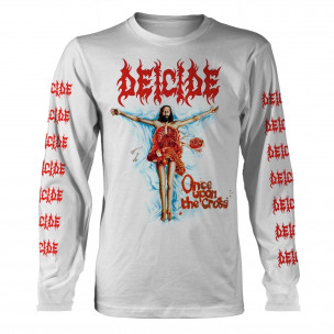 DEICIDE - Once Upon The Cross WHITE - LONG SLEEVE SHIRT