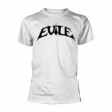 EVILE - Logo WHITE TS/BLACK PRINT - T-SHIRT