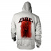 EVILE - Hell Unleashed WHITE - ZIPPER