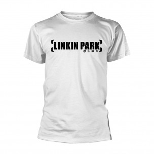 LINKIN PARK - Bracket Logo WHITE - T-SHIRT