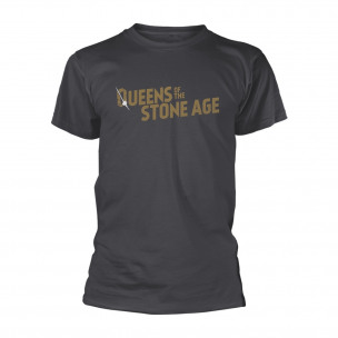 QUEENS OF THE STONE AGE - Text Logo METALLIC - TS
