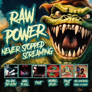 RAW POWER - Never Stopped Screaming - 3CD