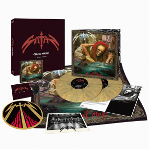 SATAN - Cruel Magic - BOX 2CD+2LP